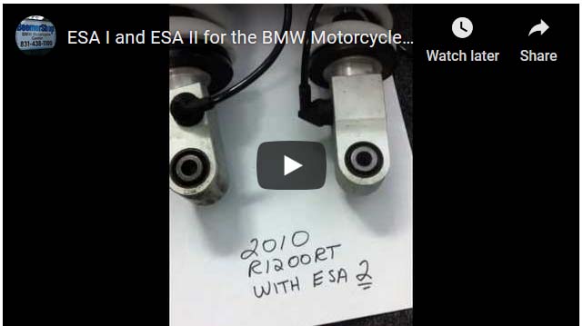 ESA I & ESA II on the R1200RT 2010-on